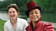 Ruth Gemmel and Adjoa Andoh in Bridgerton | Image via Netflix